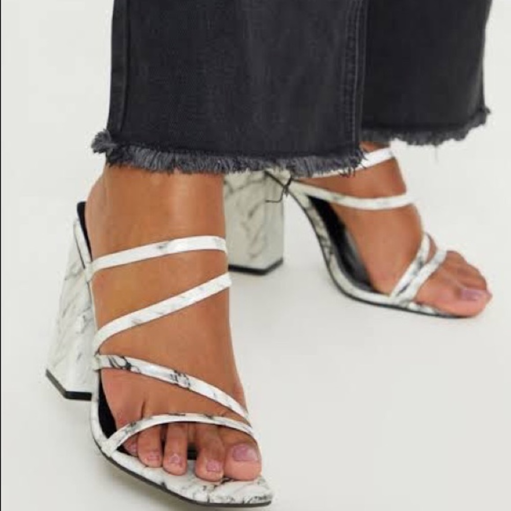 🖤🤍 Pretty Little Things 🖤🤍 New! Marble Heels - Picture 11 of 12